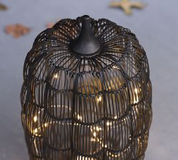 Lit Wire Pumpkins