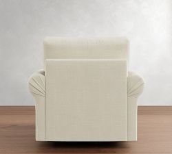 PB Comfort Modern Roll Arm Swivel Chair