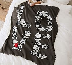 Peanuts™ Love Reversible Jacquard Throw