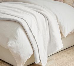Soft Cotton Waffle Blanket