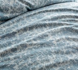 Sorrel Toile Jacquard Duvet Cover