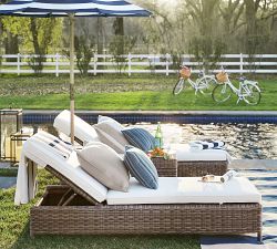 Torrey Wicker Outdoor Single Chaise Lounge