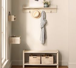 Cayman Row of Hooks With Shelf