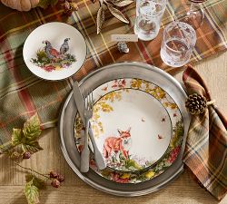 Woodrow Plaid Cotton Table Runner