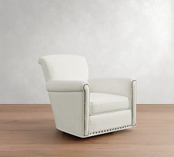 Irving Roll Arm Swivel Chair
