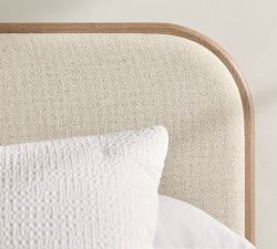 Layton Upholstered Rounded Ledge Bed