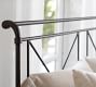 Loleta Iron Sleigh Bed