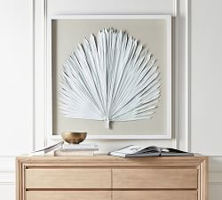 Palm Leaf Shadow Box Wall Art