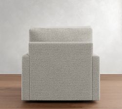 PB Comfort Modern Square Arm Swivel Chair