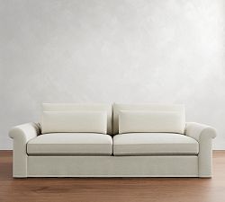 Westwood Roll Arm Deep Seat Slipcovered Sofa (71"-131")