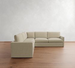 Westwood Slim Arm 3-Piece L-Shaped Sectional (118")