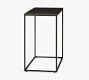 Duke Rectangular Metal Side Table (28&quot;)