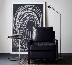 Open Box: Duke 16" Round Metal C-Table