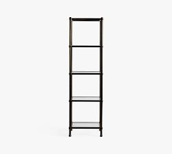 Everson Narrow Metal Bookcase (21")