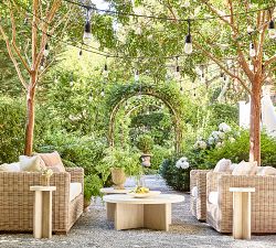 Huntington Wicker Square Arm Outdoor Sofa (81&quot;)