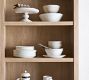 Modern Farmhouse Shelf with Open Cabinets (68")