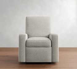 PB Comfort Modern Square Arm Swivel Recliner