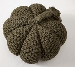 Seedstitch Pumpkin Shaped Pillow