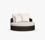 Torrey Wicker Round Swivel Outdoor Daybed