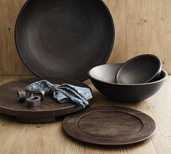 Vail Wood Serving Bowl