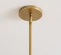Bristol Wood Bead Tapered Tiered Pendant (40")