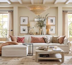 Bristol Wood Bead Tapered Tiered Pendant (40")