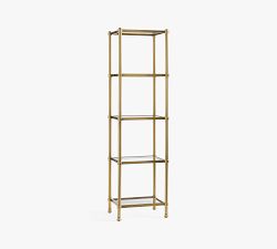 Everson Narrow Metal Bookcase (21")