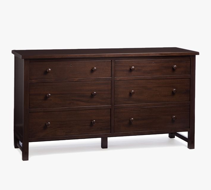 grey nurse dress Davinci Charlie 6-Drawer Double Dresser main image 1