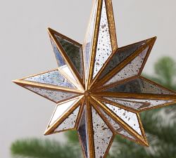 Mirrored Gold Star Ornament