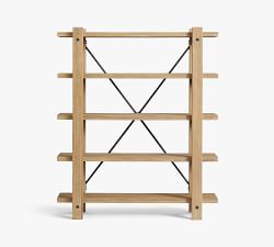 Pottery Barn Benchwright Etagere Bookcase (61")