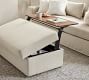 Big Sur Storage Ottoman with Pull Out Table
