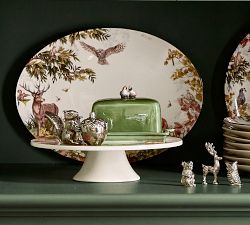 Fantastical Forest Stoneware Butter Dish