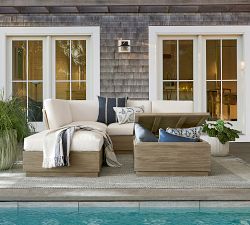 Indio Eucalyptus Modern Platform 5-Piece Sectional (90&quot;)