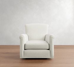 Irving Roll Arm Swivel Chair