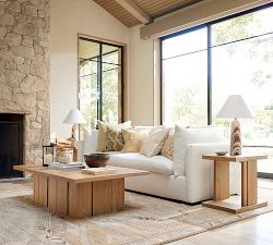 Aldon Rectangular Plinth Coffee Table (58&quot;)