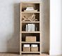 Modern Farmhouse Shelf with Open Cabinet (34")