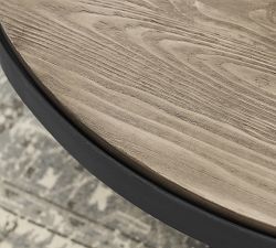 Thorndale Round Reclaimed Wood Coffee Table (39")