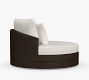 Torrey Wicker Round Swivel Outdoor Daybed