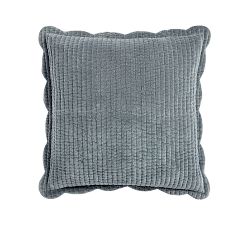 Velvet Scalloped Edge Reversible Quilted Sham