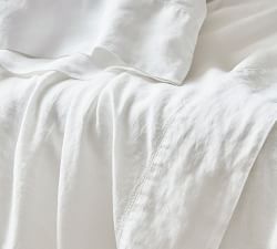 Belgian Flax Linen Hemstitch Sheet Set