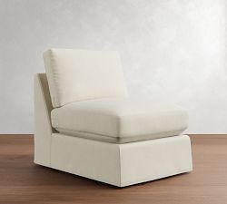 Build Your Own PB Comfort Modern Roll Arm Slipcovered Sectional