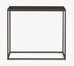 Duke Rectangular Metal Side Table (28")