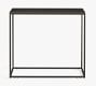 Duke Rectangular Metal Side Table (28&quot;)