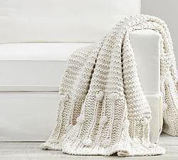 Edilon Bobble Handknit Throw