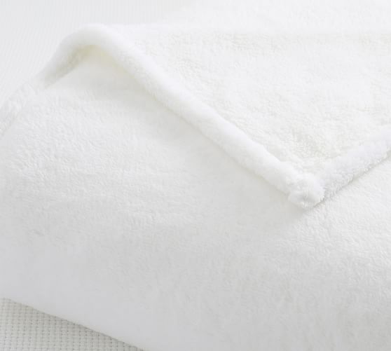 Pottery Barn Faux Fur Blanket