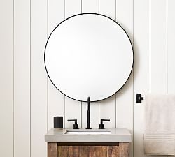 Open Box: Linden Round Mirror