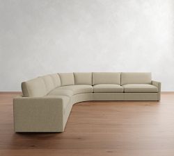 Westwood Slim Arm 5-Piece Curved Wedge Sectional (148")