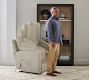 Ayden Square Arm Power Lift Recliner with Massage &amp; Heat