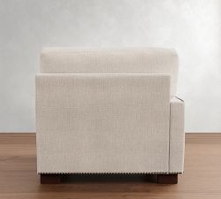 Build Your Own Turner Deep Seat Square Arm Sectional with Nailheads