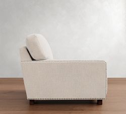 Build Your Own Turner Deep Seat Square Arm Sectional with Nailheads